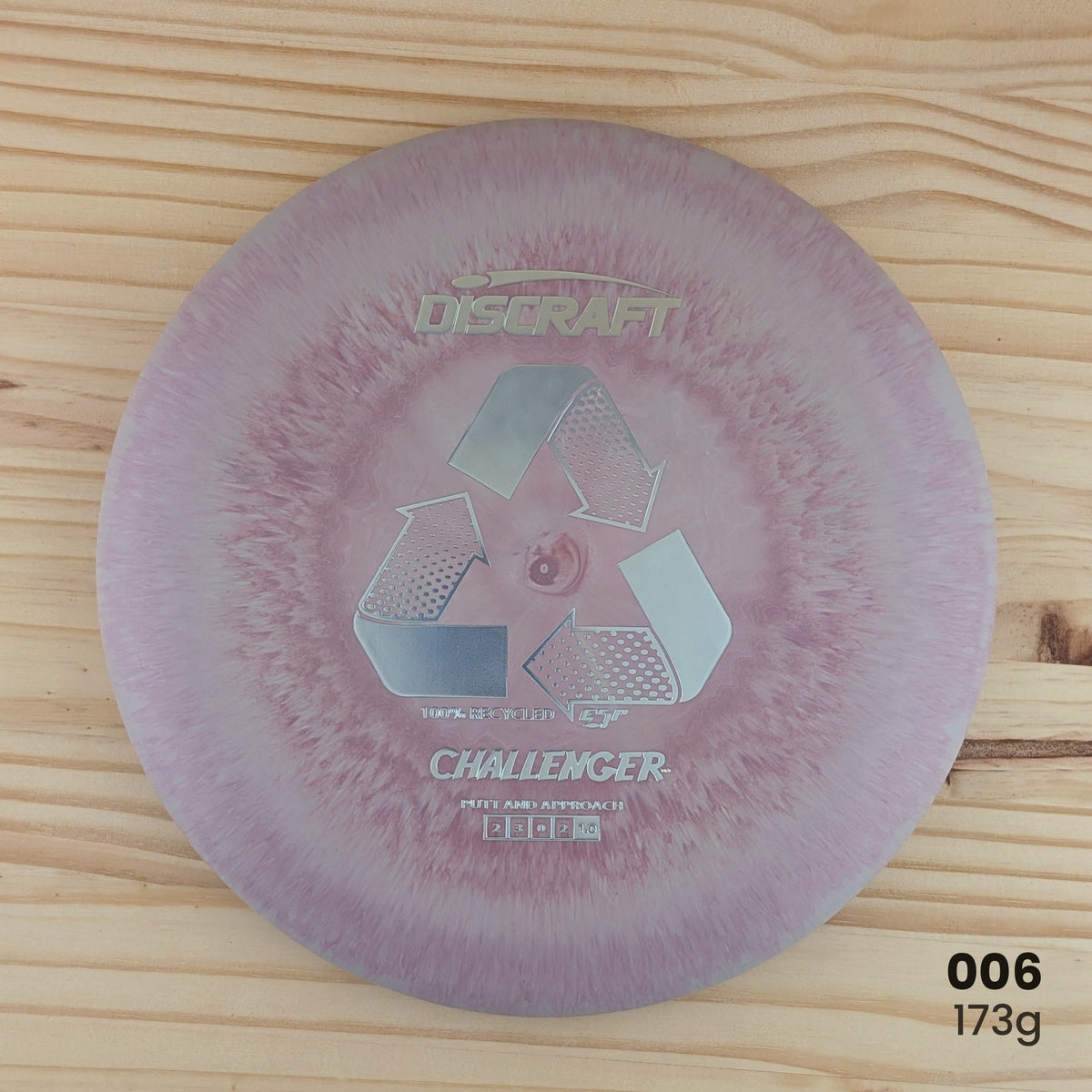 Discraft Challenger ESP recycled putter, disc 006, 173g