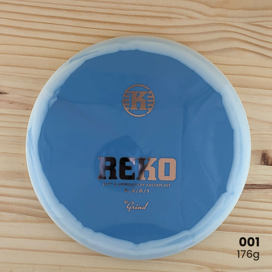 Kastaplast Reko K1 Grind recycled putter, disc 001, 176g