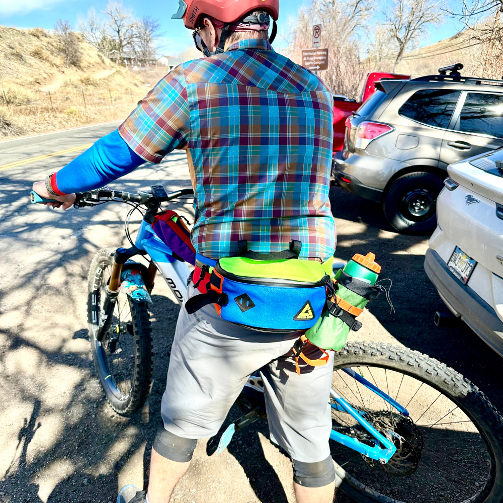 Green Guru Cotton Mouth upcycled bike feedbag