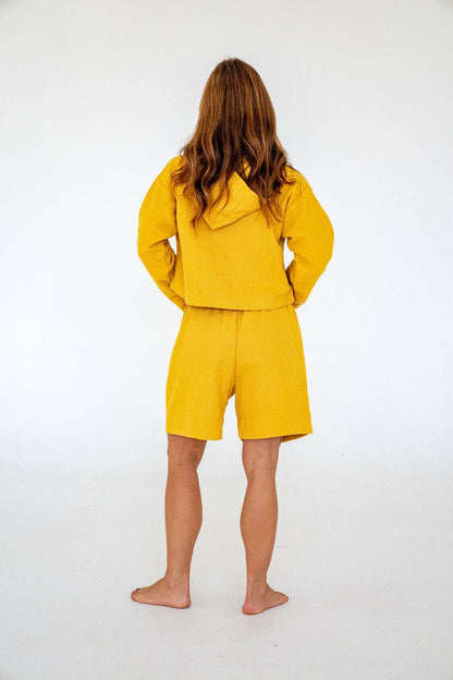 Baja Lounge Short - California Poppy