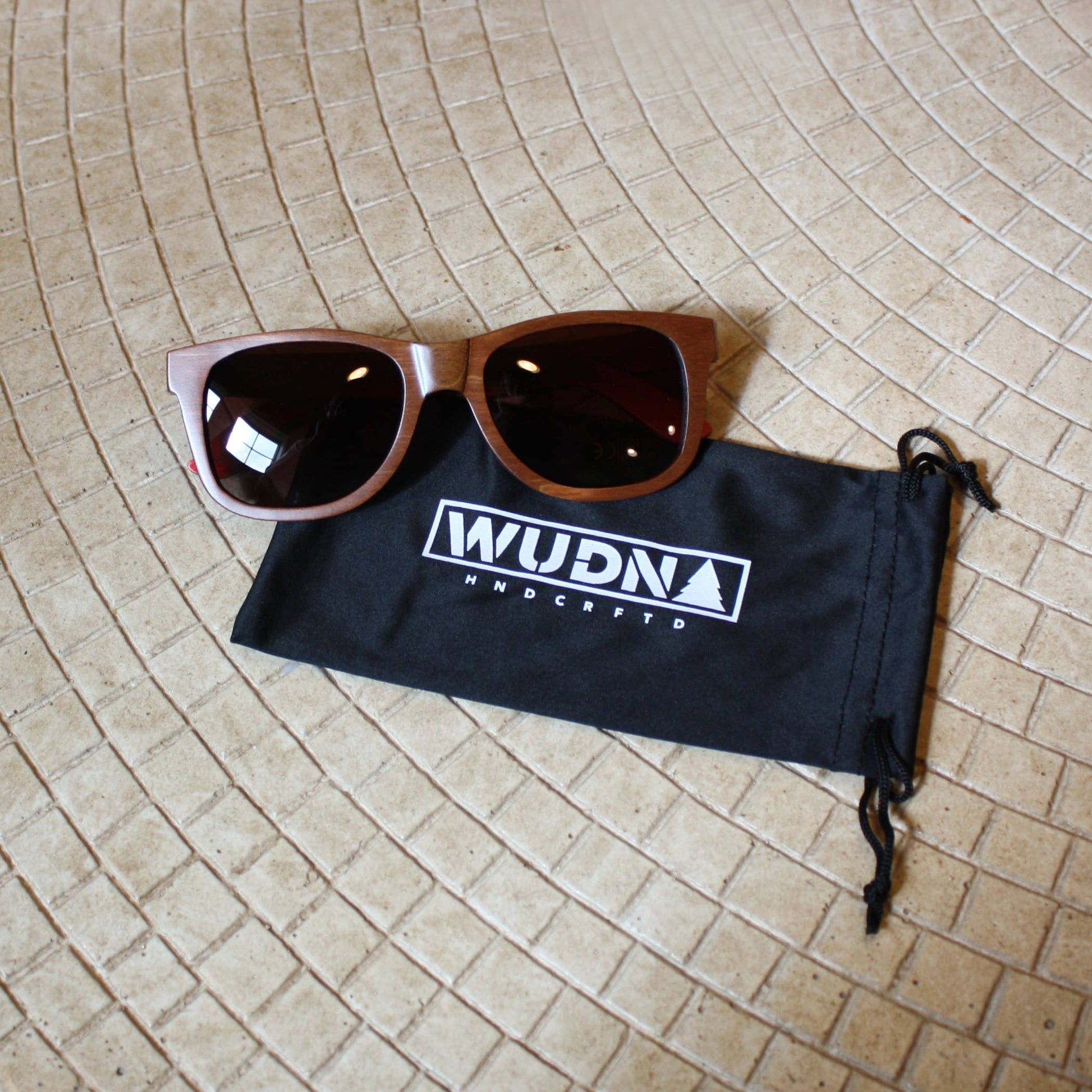 WUDN polarized sunglasses from upcycled skatedeck wood