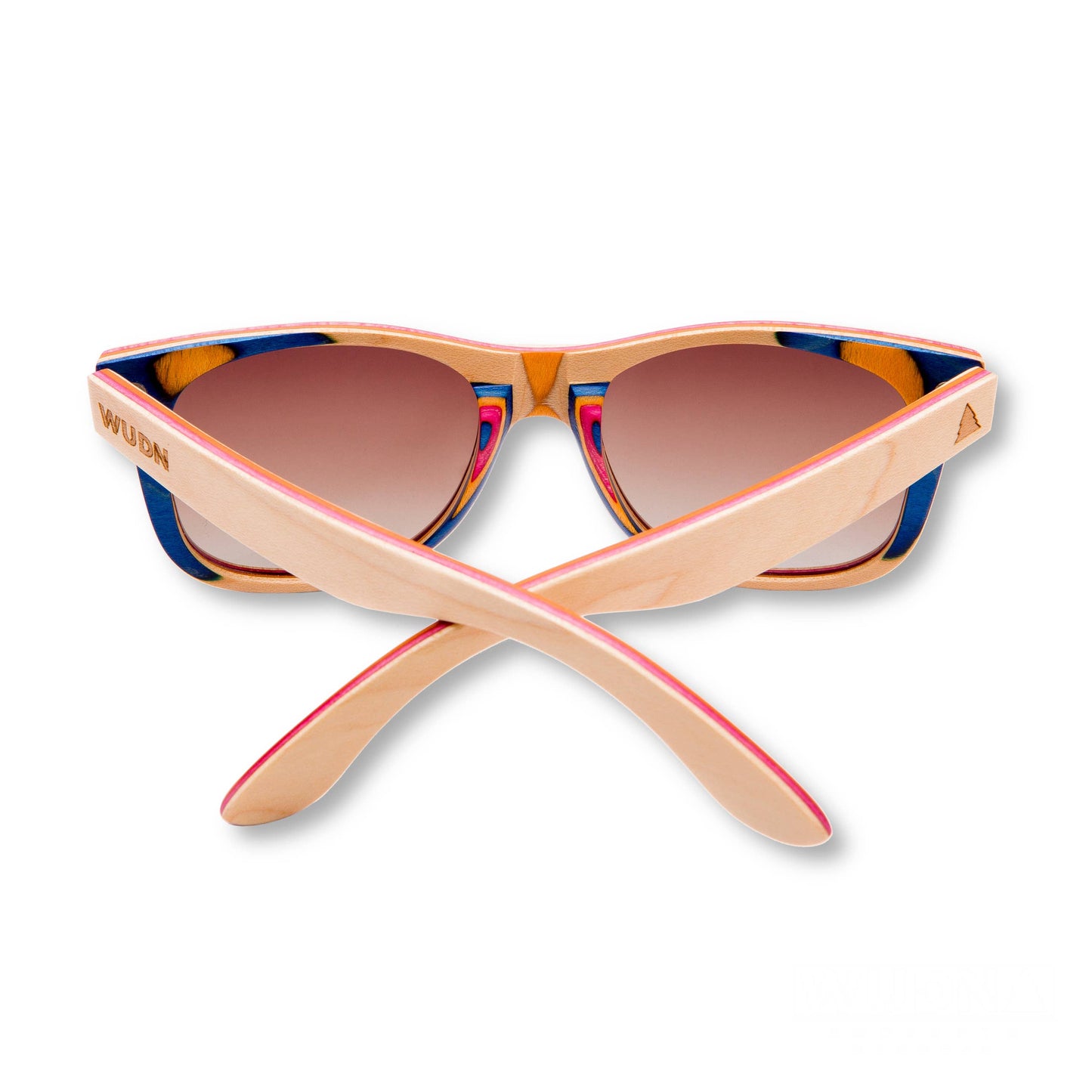 WUDN polarized sunglasses from upcycled skatedeck wood