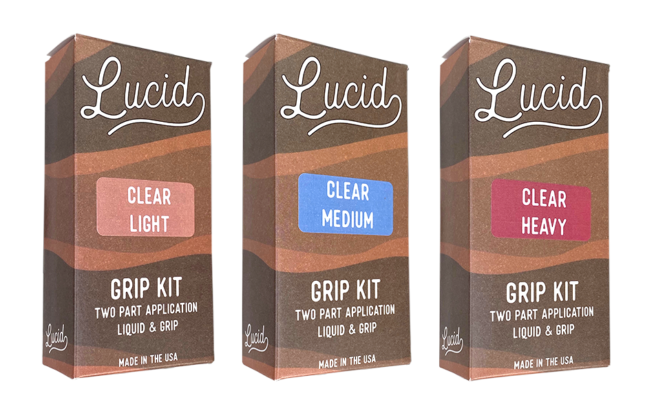 CLEAR - LIGHT GRIP - Lucid Grip clear spray-on grip tape kit with recycled glass in CLEAR - LIGHT GRIP