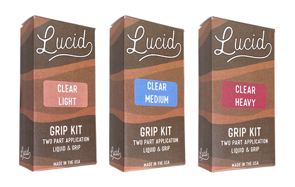 CLEAR - LIGHT GRIP - Lucid Grip clear spray-on grip tape kit with recycled glass in CLEAR - LIGHT GRIP