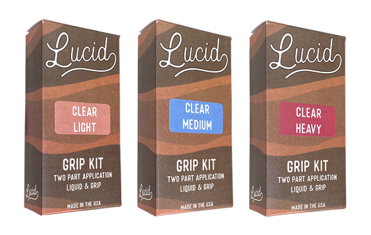 CLEAR - LIGHT GRIP - Lucid Grip clear spray-on grip tape kit with recycled glass in CLEAR - LIGHT GRIP
