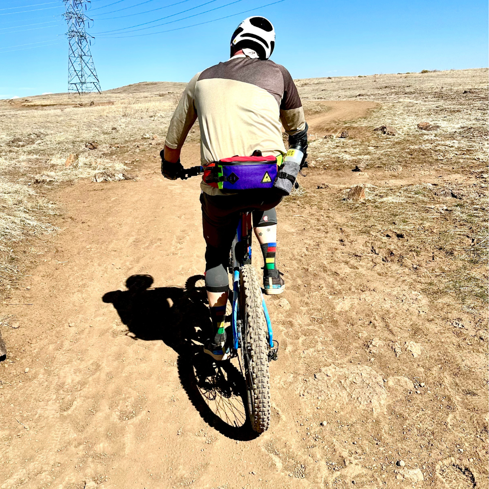 Green Guru Cotton Mouth upcycled bike feedbag