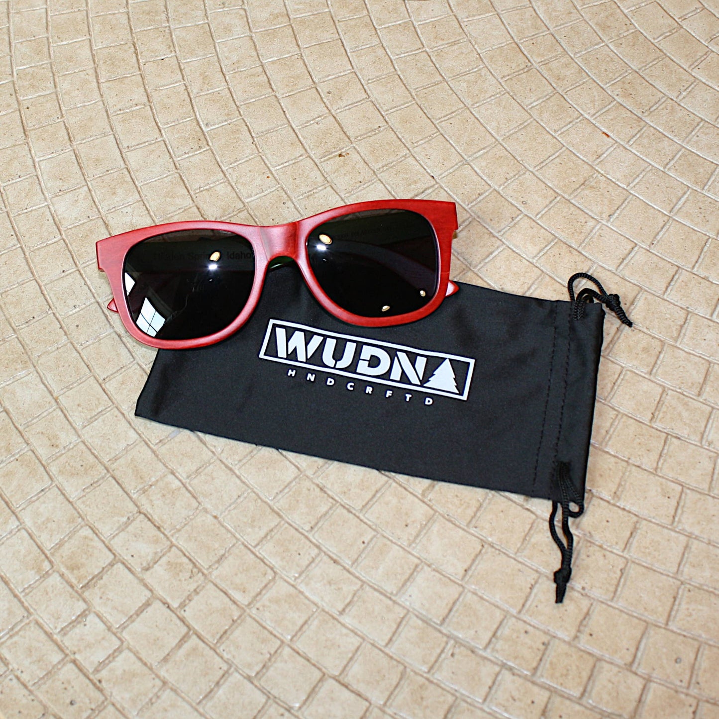 WUDN polarized sunglasses from upcycled skatedeck wood