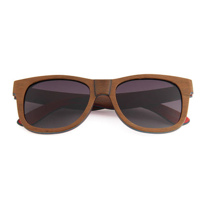 jetty-ledge - WUDN polarized sunglasses from upcycled skatedeck wood in jetty-ledge