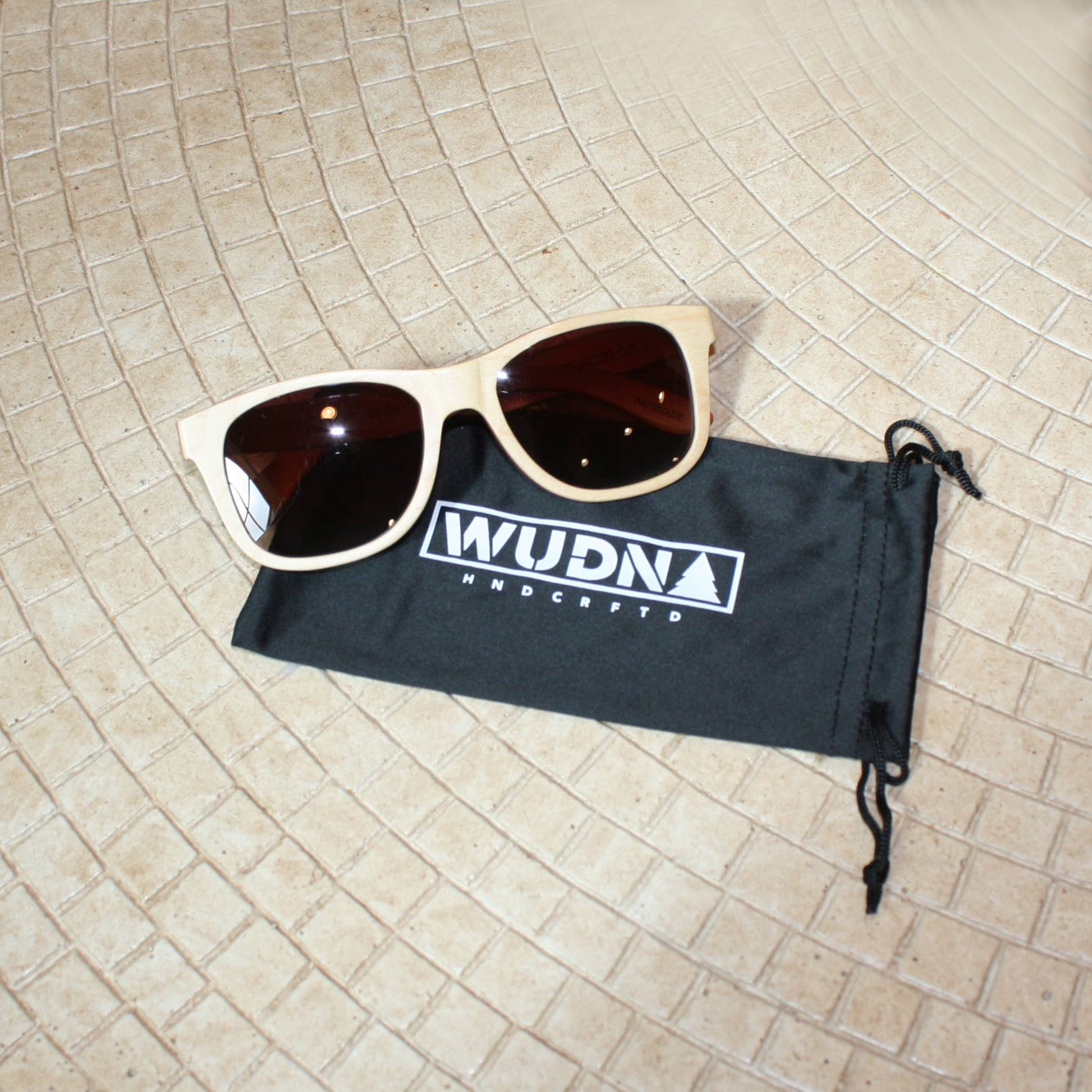 WUDN polarized sunglasses from upcycled skatedeck wood