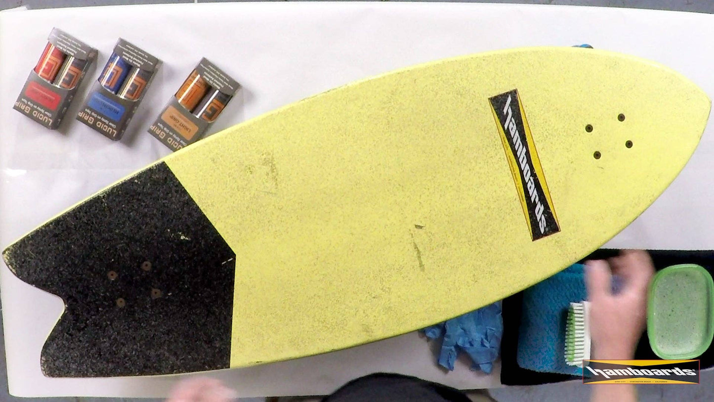 Lucid Grip clear spray-on grip tape kit with recycled glass