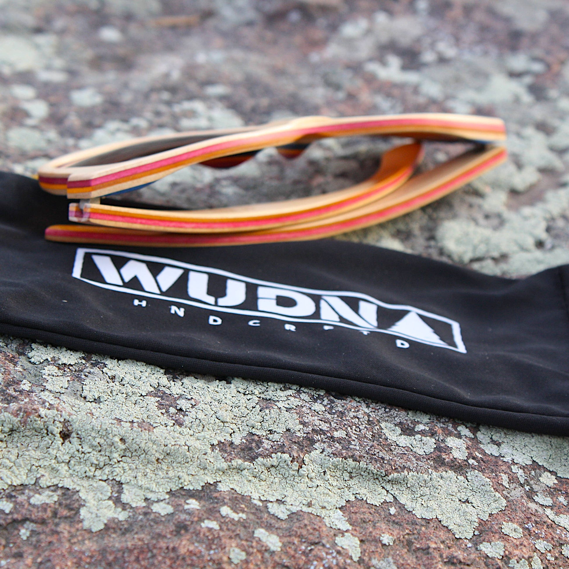 WUDN polarized sunglasses from upcycled skatedeck wood