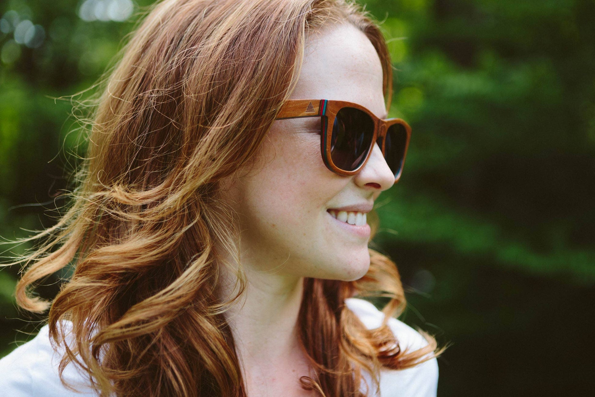 WUDN polarized sunglasses from upcycled skatedeck wood