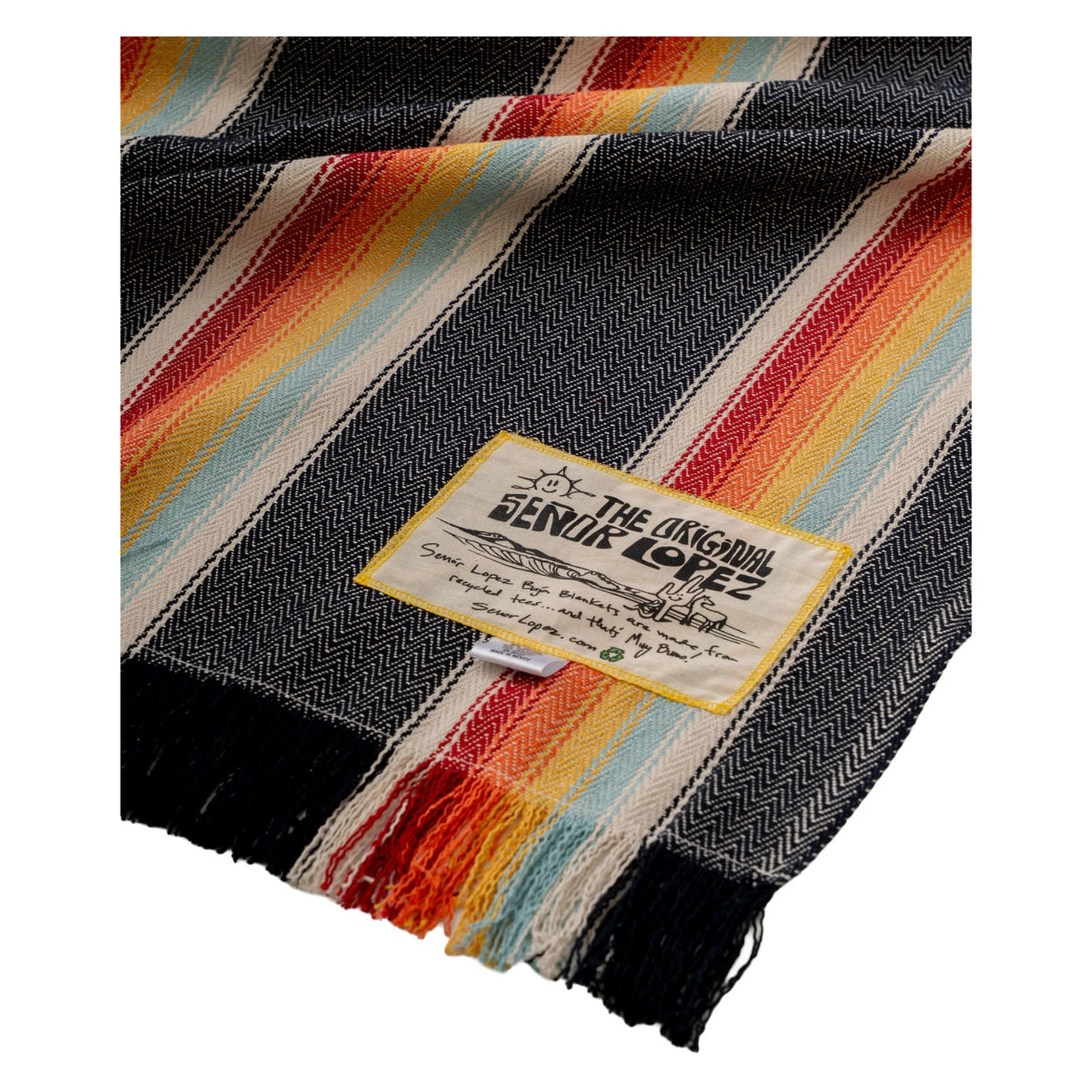 Señor Lopez recycled Mexican Baja blanket