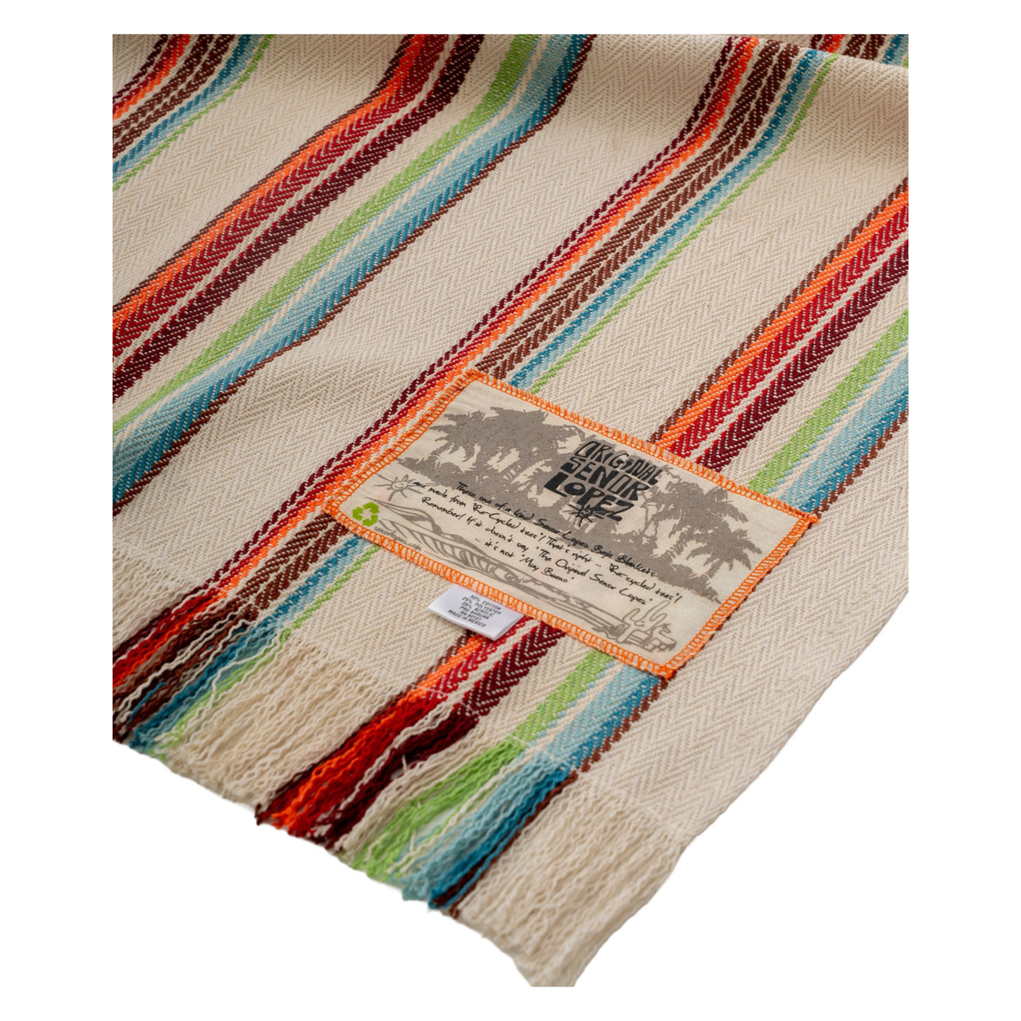 Señor Lopez recycled Mexican Baja blanket