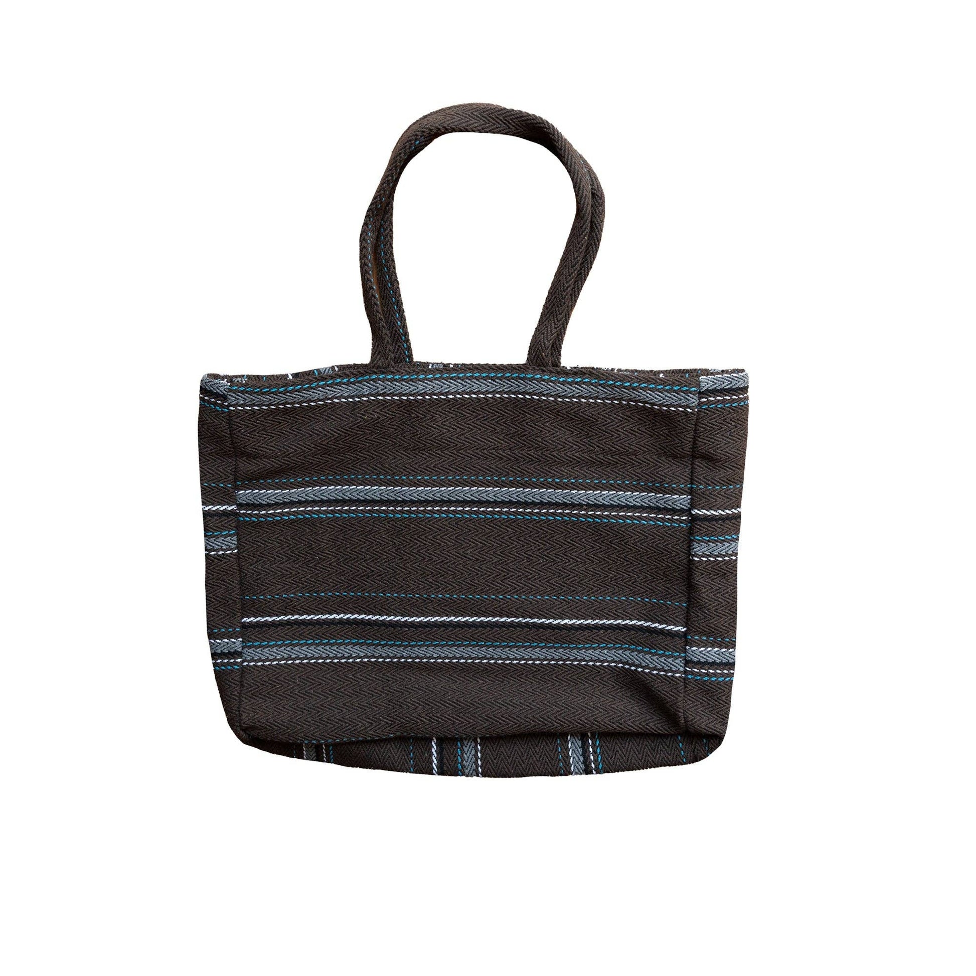 sarape-brown - Señor Lopez recycled Baja tote bag in sarape-brown