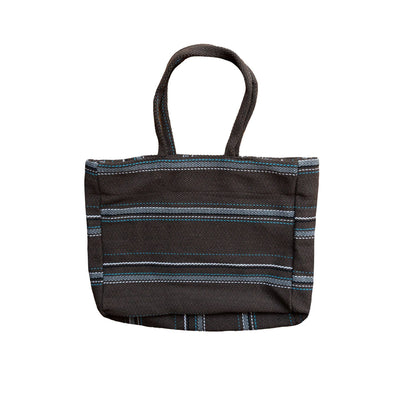 sarape-brown - Señor Lopez recycled Baja tote bag in sarape-brown