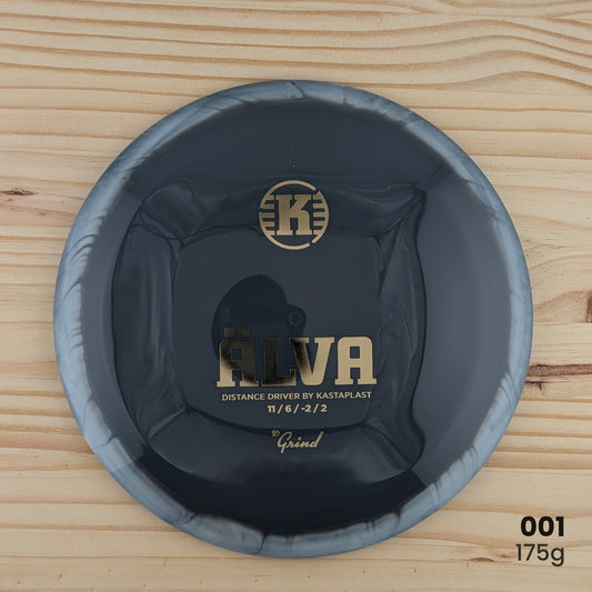 Kastaplast Alva K1 Grind recycled distance driver, disc 001, 175g