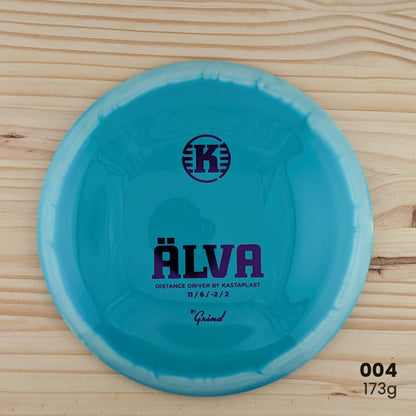 Kastaplast Alva K1 Grind recycled distance driver, disc 004, 173g