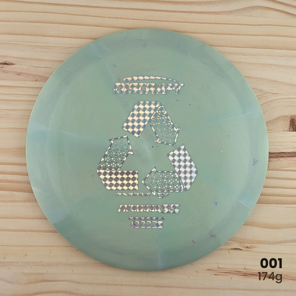 Discraft Avenger SS recycled ESP distance driver, disc 001, 174g