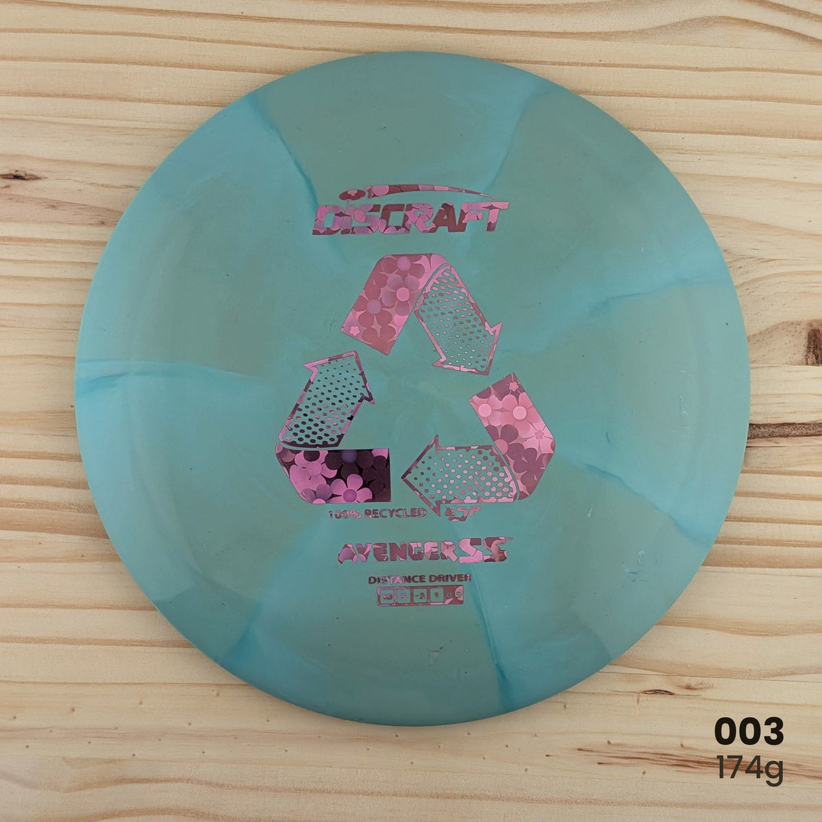 Discraft Avenger SS recycled ESP distance driver, disc 003, 174g
