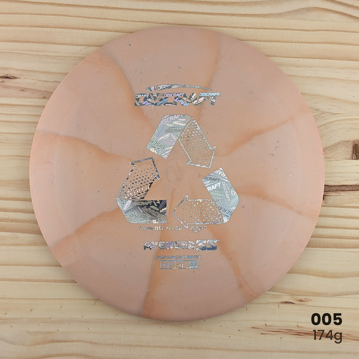 Discraft Avenger SS recycled ESP distance driver, disc 005, 174g