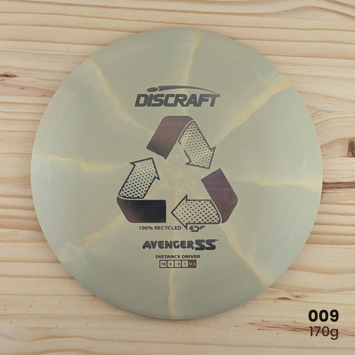 Discraft Avenger SS recycled ESP distance driver, disc 009, 170g