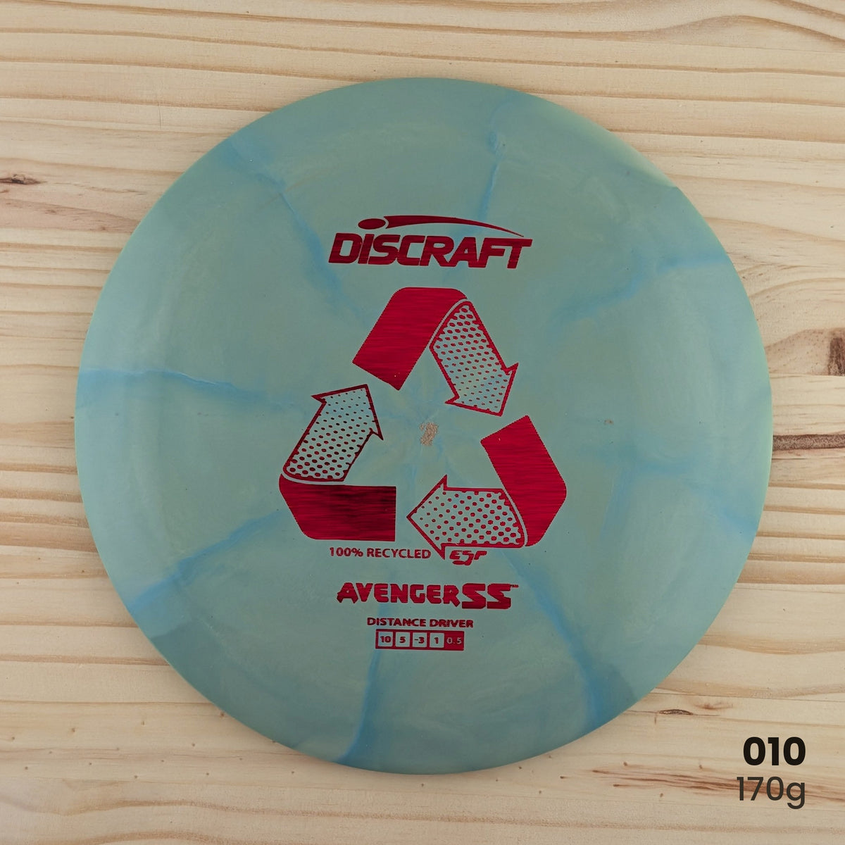 Discraft Avenger SS recycled ESP distance driver, disc 010, 170g