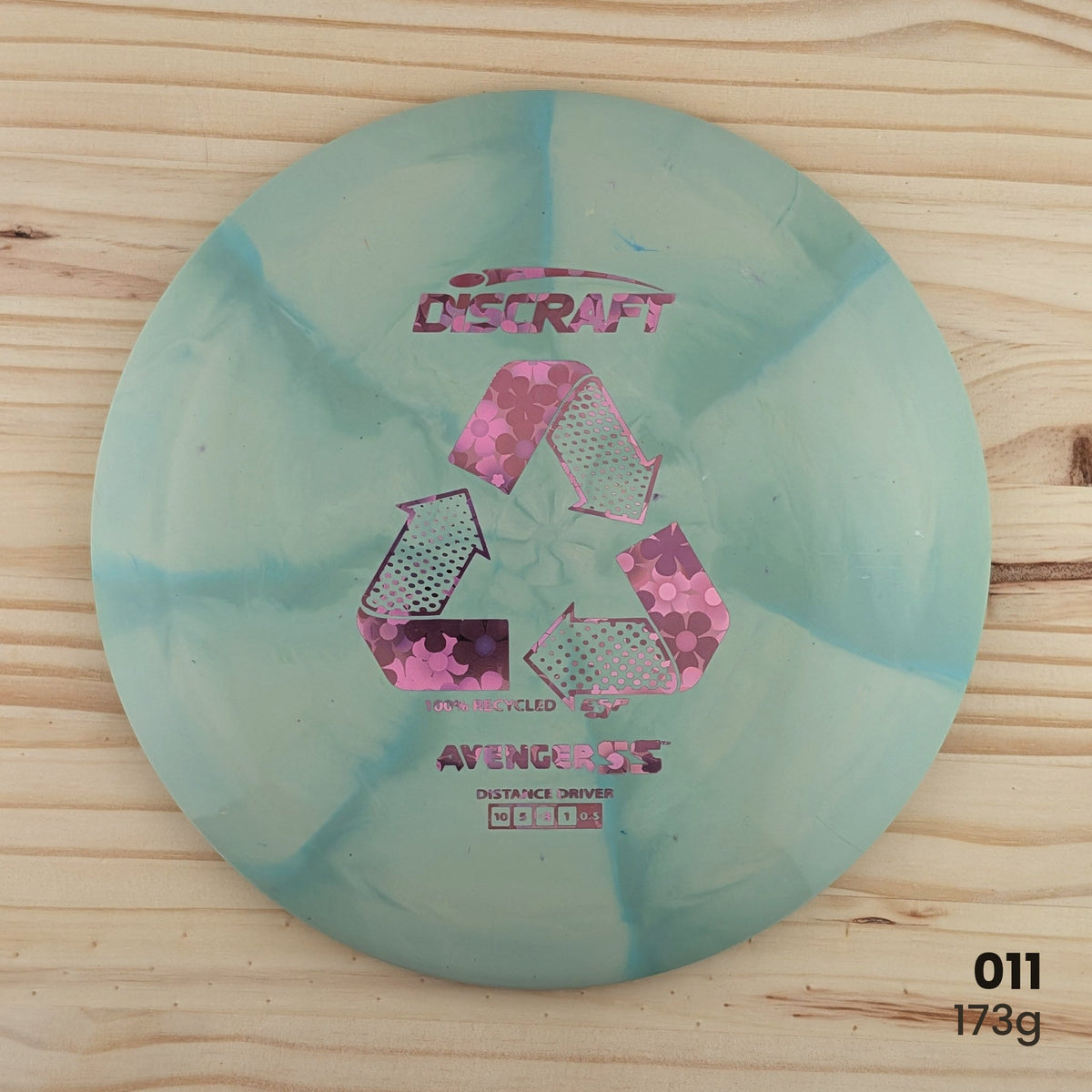 Discraft Avenger SS recycled ESP distance driver, disc 011, 173g