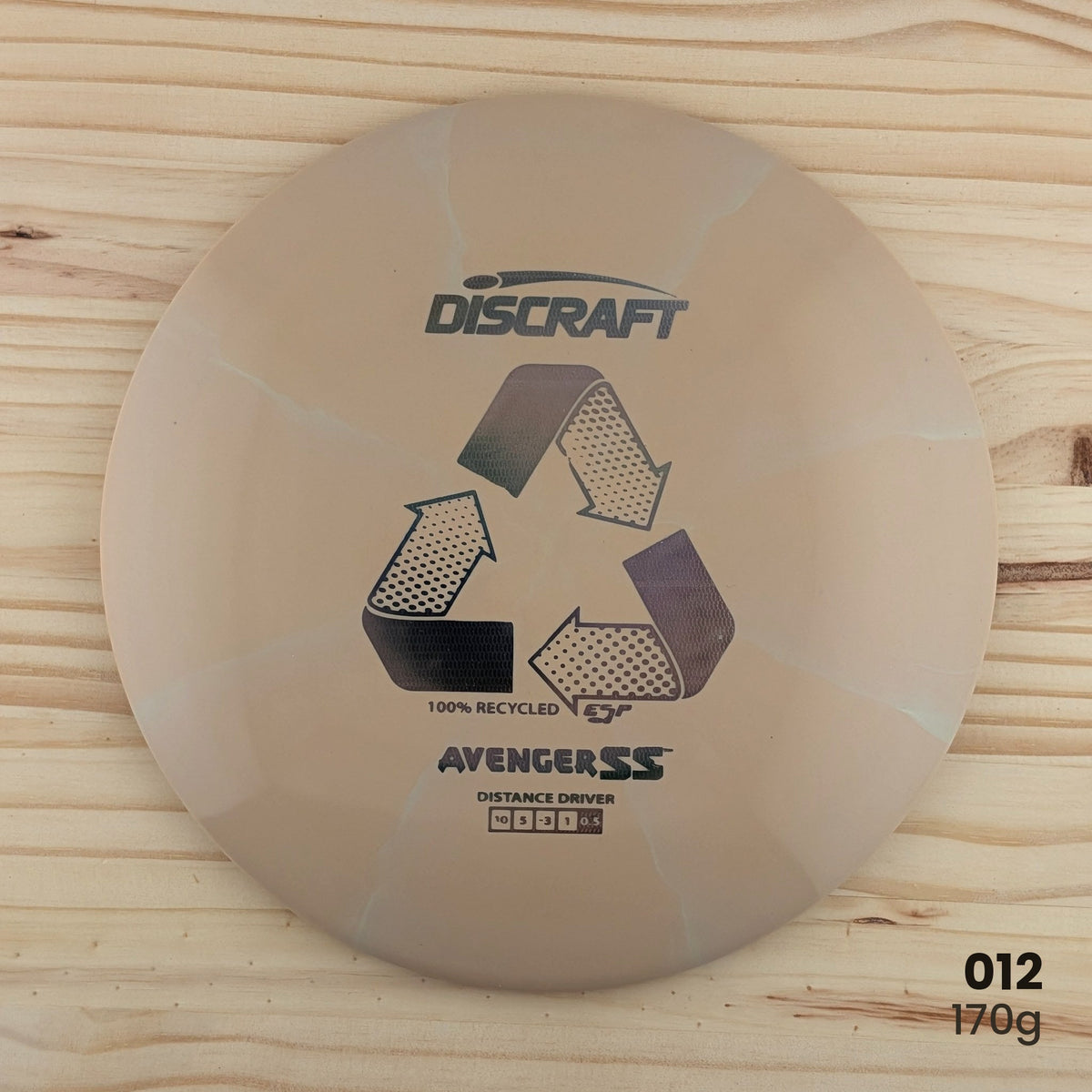Discraft Avenger SS recycled ESP distance driver, disc 012, 170g