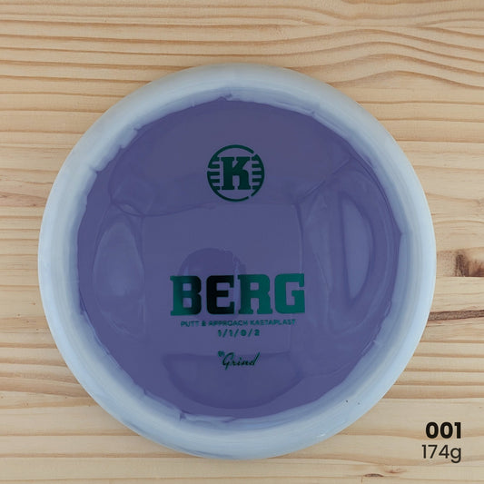Kastaplast Berg K1 Grind recycled putter, disc 001, 174g