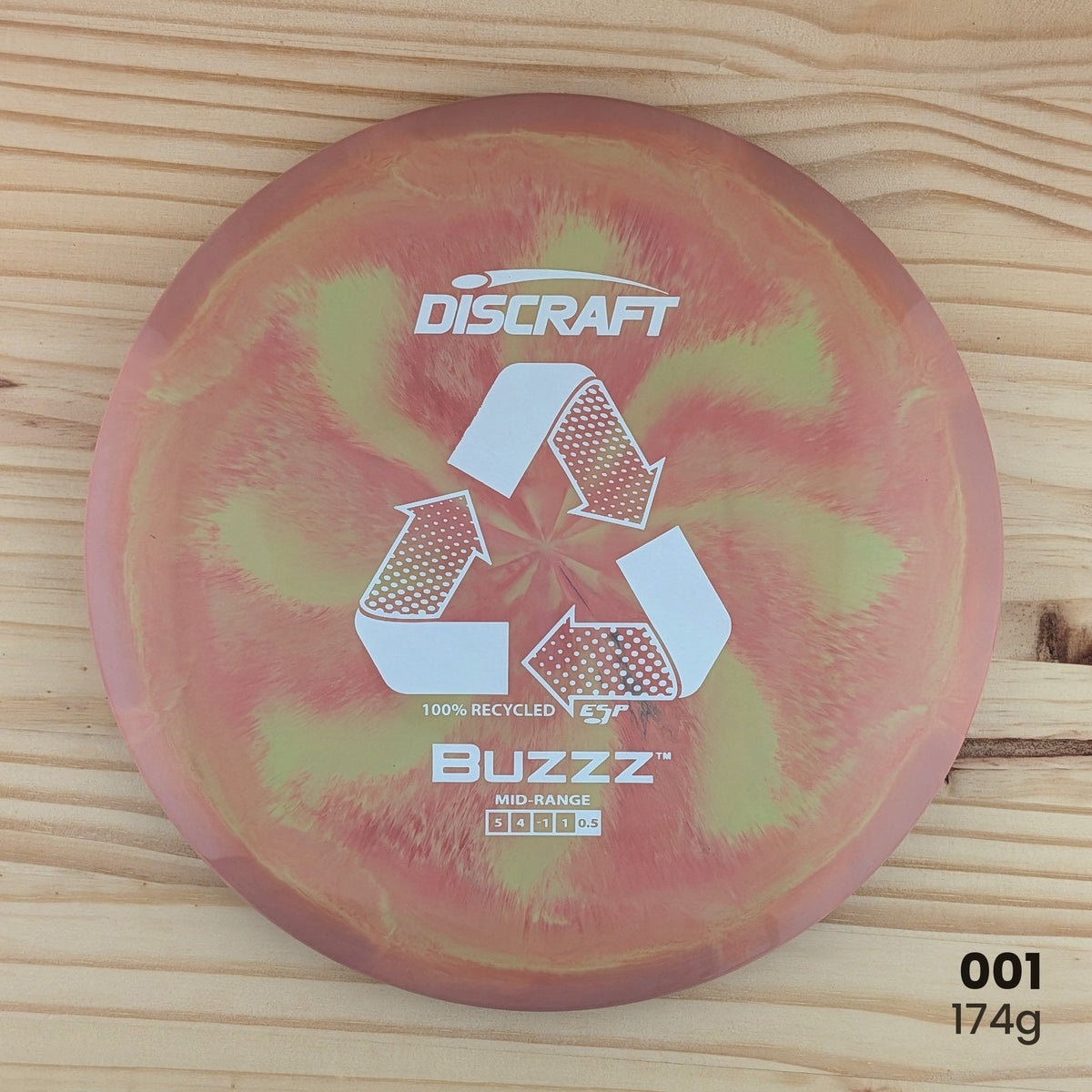 Discraft Buzzz ESP recycled midrange, disc 001, 174g