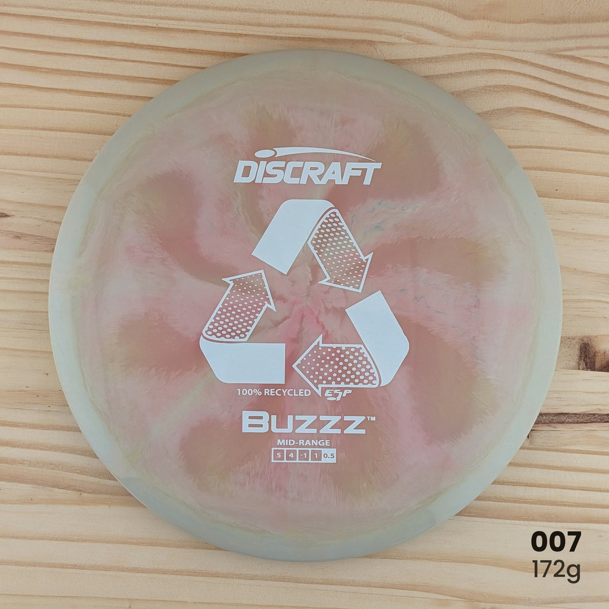 Discraft Buzzz ESP recycled midrange, disc 007, 172g