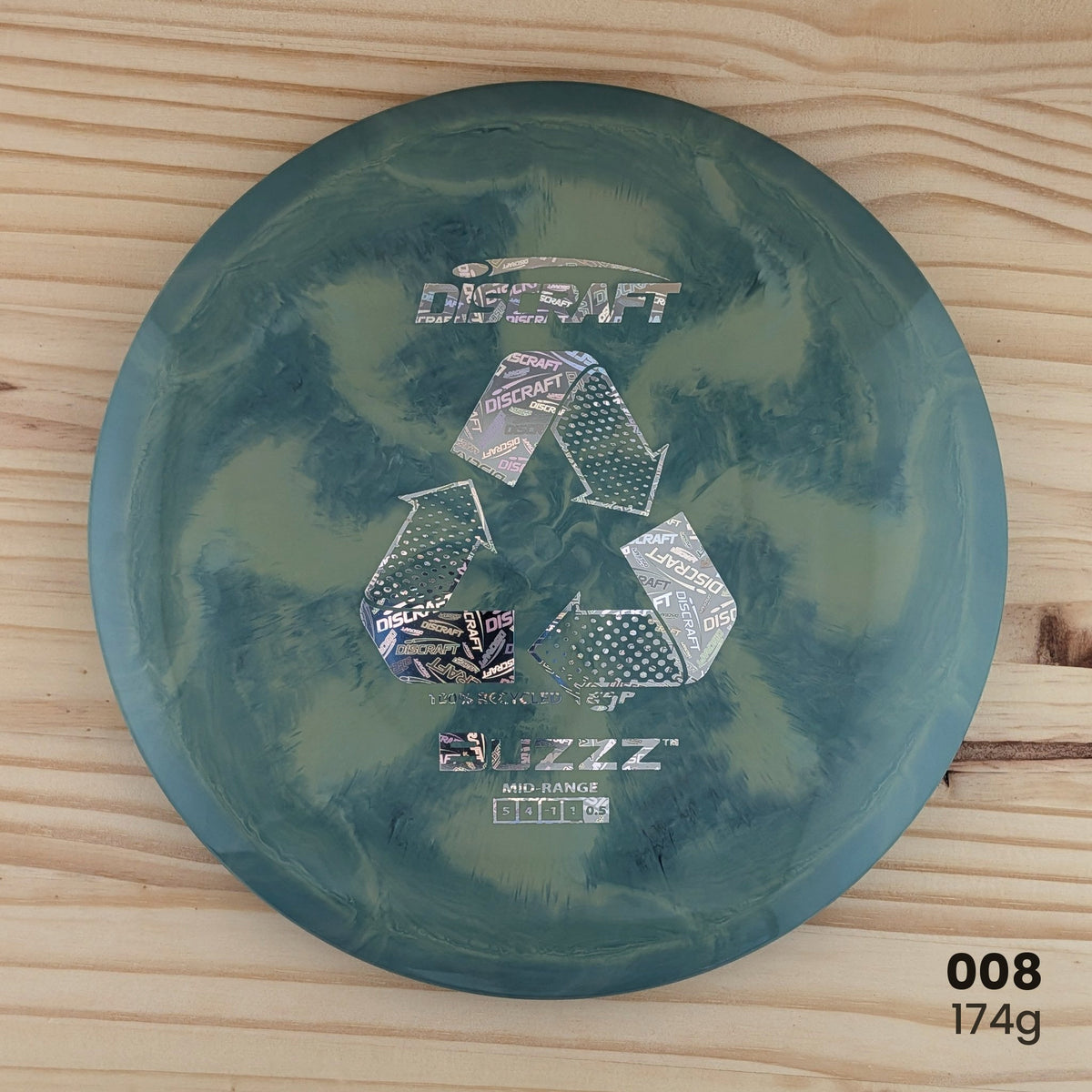 Discraft Buzzz ESP recycled midrange, disc 008, 174g