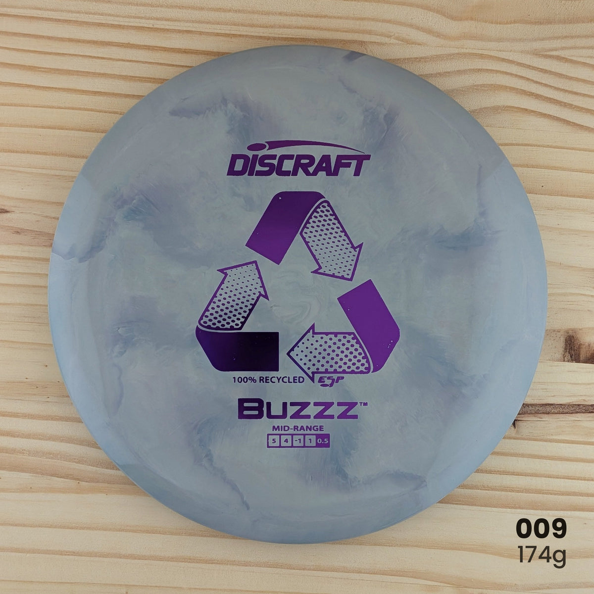 Discraft Buzzz ESP recycled midrange, disc 009, 174g