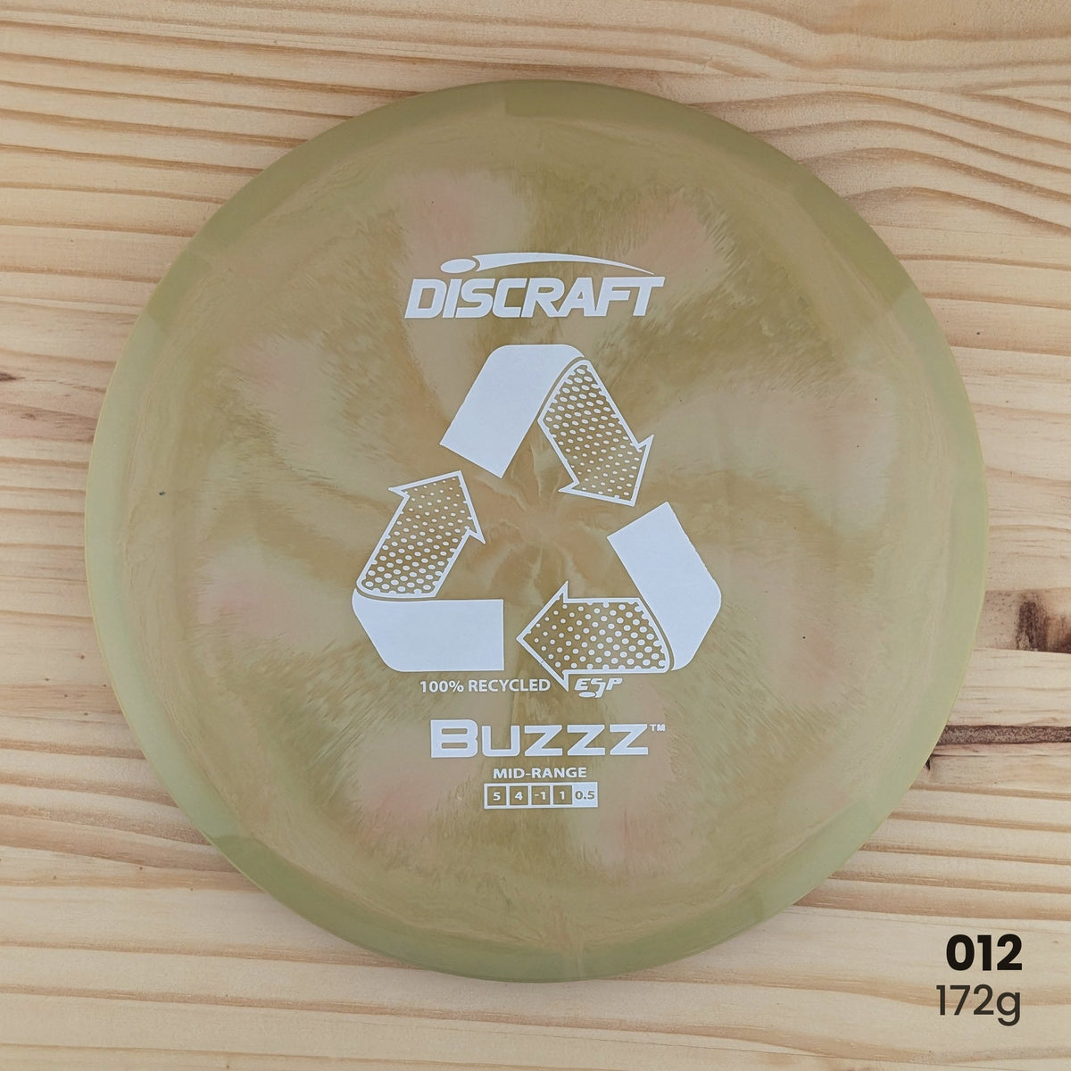 Discraft Buzzz ESP recycled midrange, disc 012, 172g