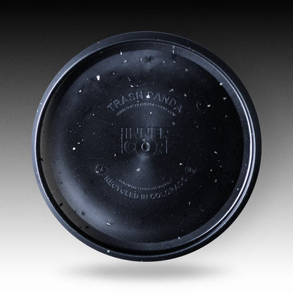 black-flake - Trash Panda Phone Case Inner Core recycled putter disc in black-flake