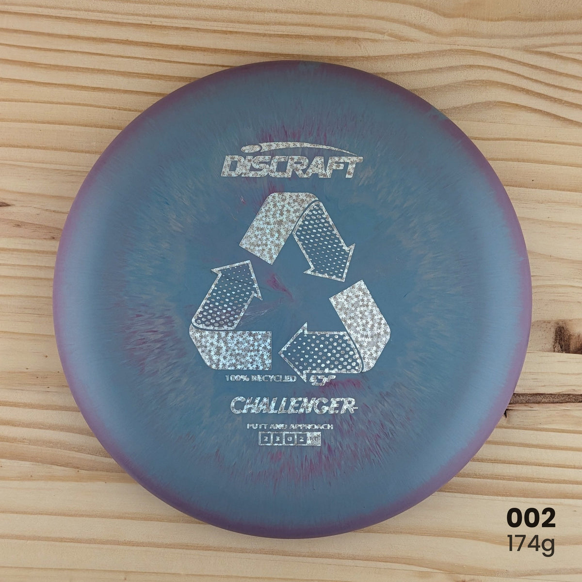 Discraft Challenger ESP recycled putter, disc 002, 174g