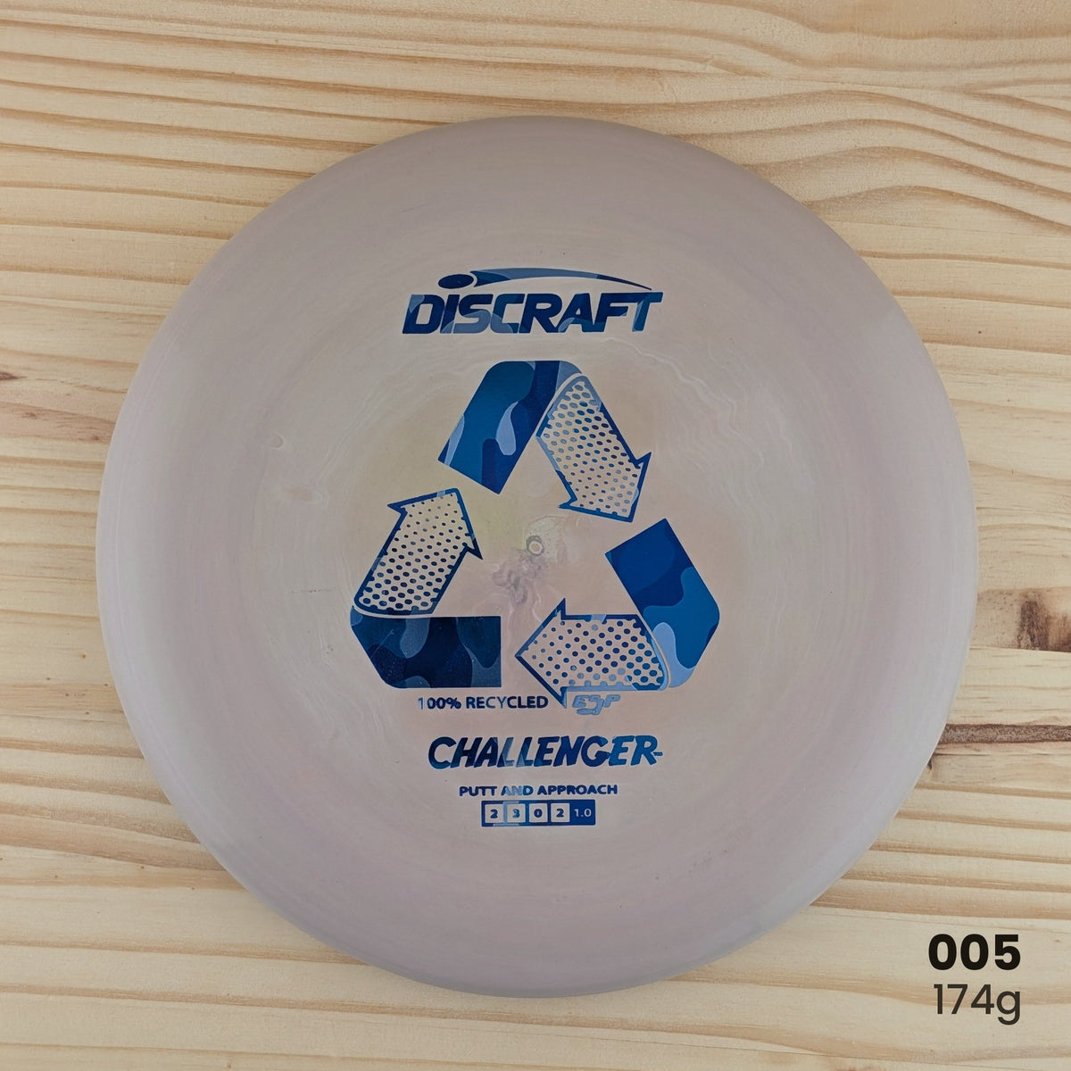Discraft Challenger ESP recycled putter, disc 005, 174g