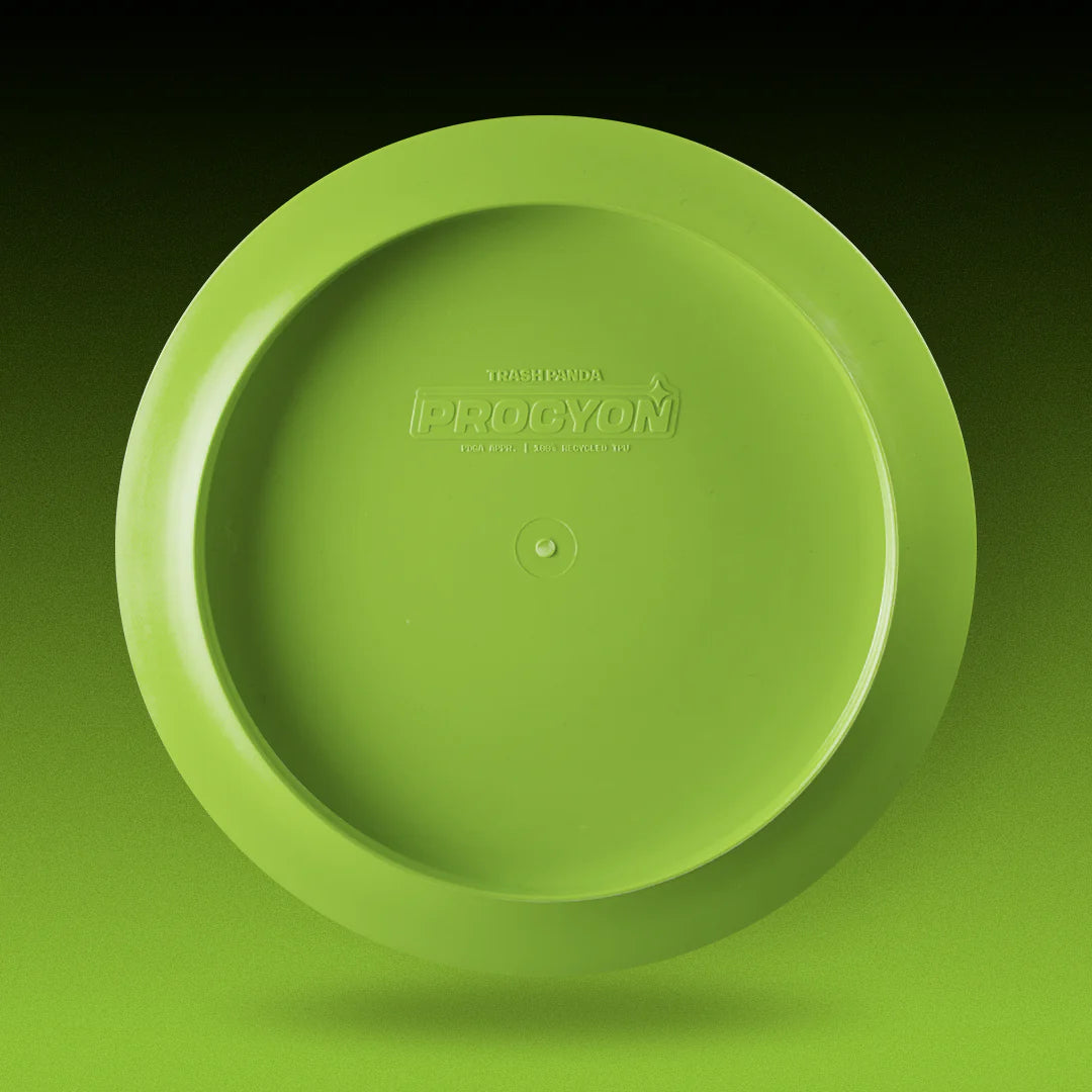 chartreuse - Trash Panda Procyon recycled distance driver disc in chartreuse