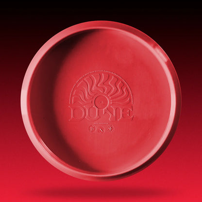 cherry - Trash Panda Dune recycled premium midrange disc golf disc in cherry