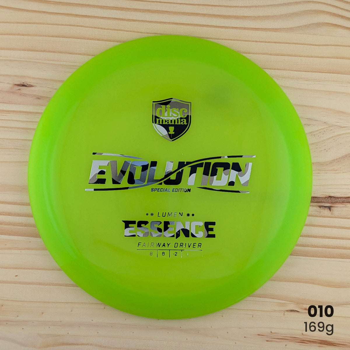 Discmania Essence Bio Lumen recycled fairway driver, disc 010, 169g
