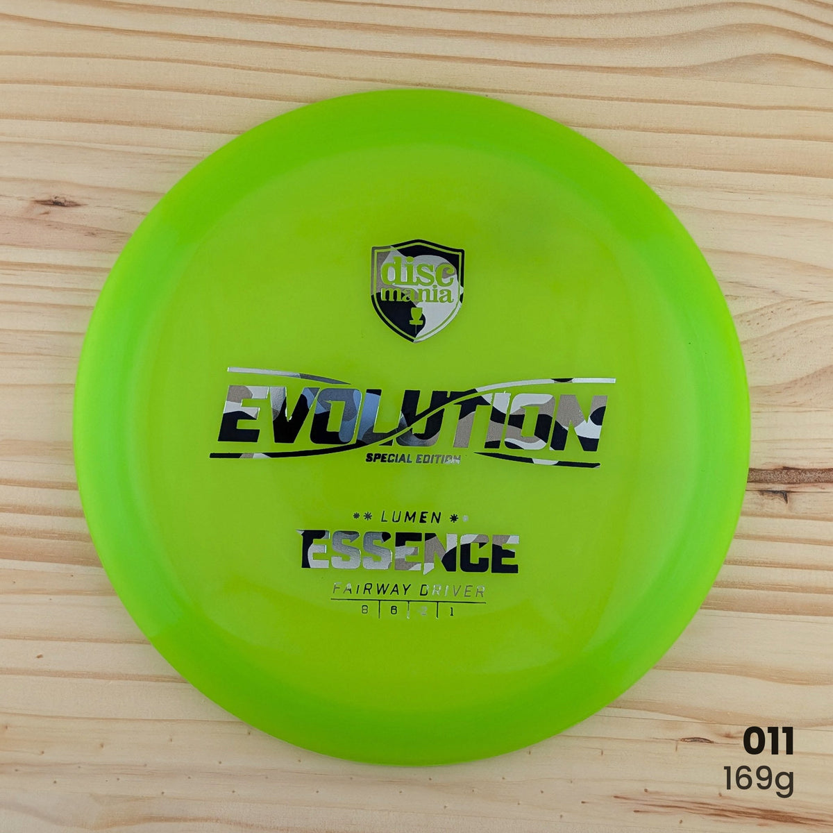 Discmania Essence Bio Lumen recycled fairway driver, disc 011, 169g