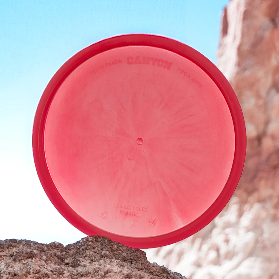 firebrush - Trash Panda Canyon recycled overstable midrange disc in firebrush