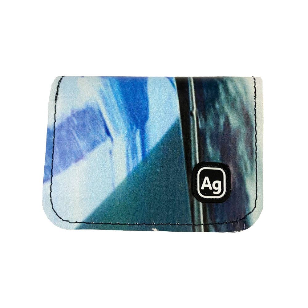 Green Guru Bailey upcycled bi-fold wallet