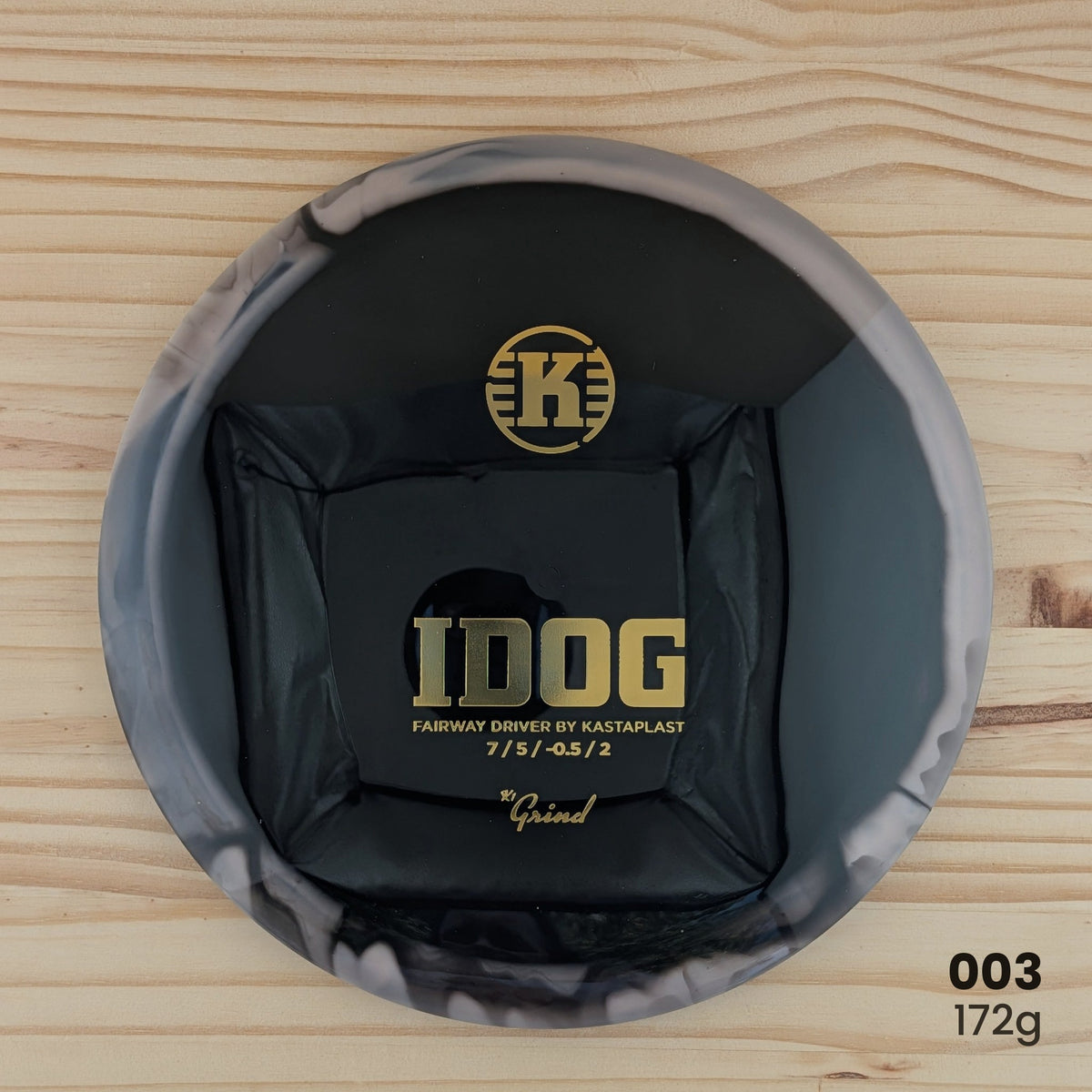 Kastaplast Idog K1 Grind recycled fairway driver, disc 003, 172g
