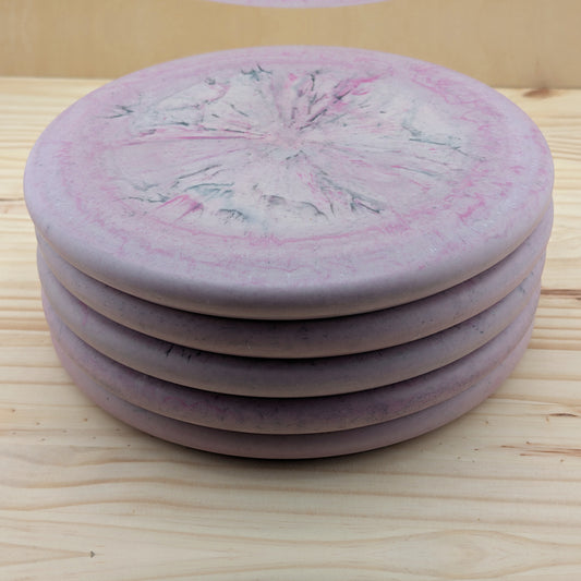 Trash Panda Inner Core 100% recycled putter 5 pack, set 001 Geode Swirl, five putter stack