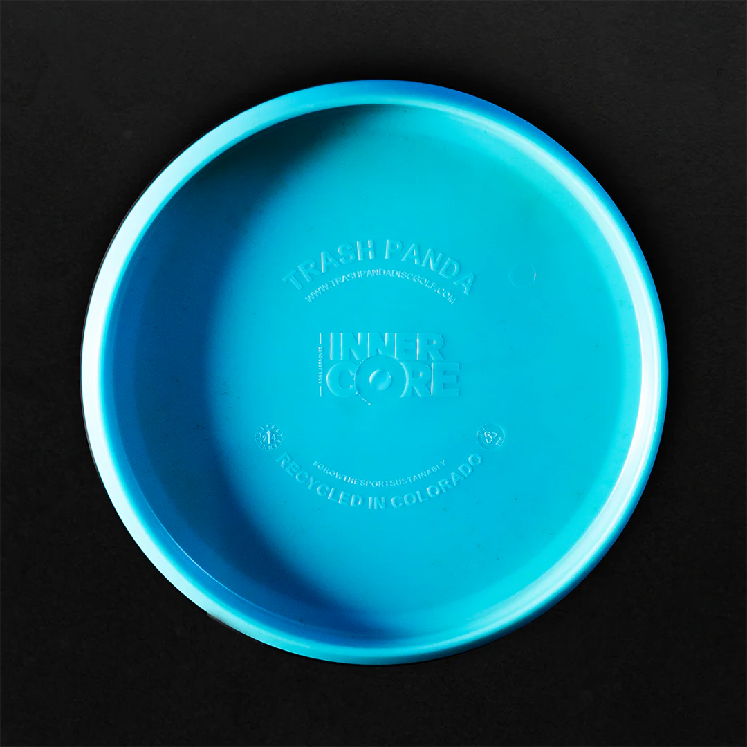 ice-blue - Trash Panda Inner Core recycled premium putter disc in ice-blue