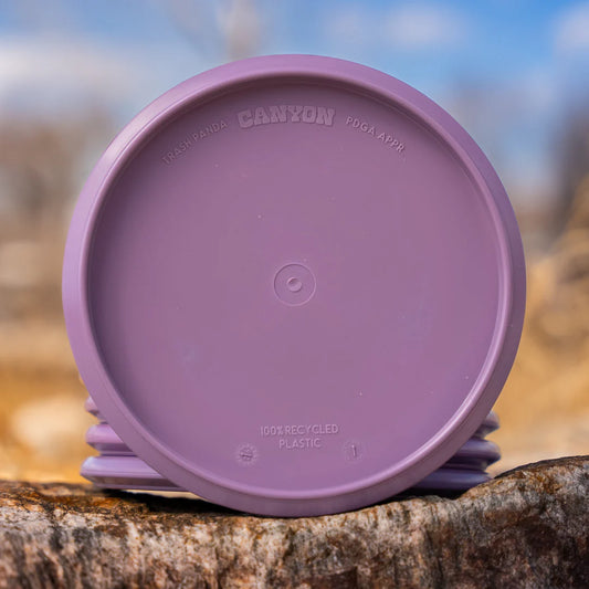 Lavender Trash Panda Canyon recycled overstable midrange disc 