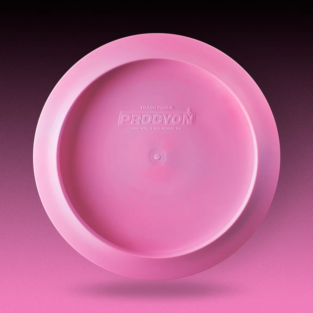 pink - Trash Panda Procyon recycled distance driver disc in pink
