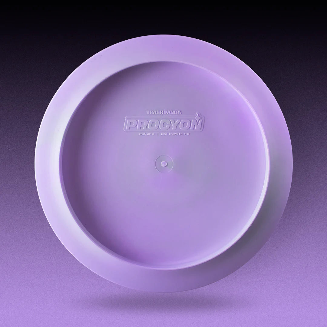 purple - Trash Panda Procyon recycled distance driver disc in purple
